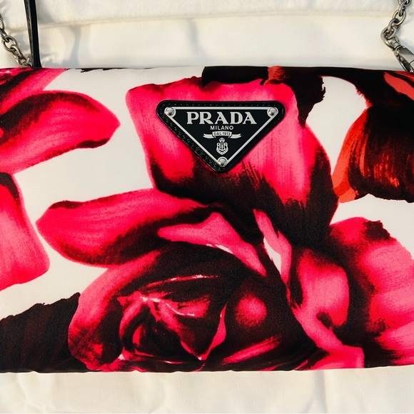 Prada Floral Nylon Crossbody Bag - Picture 1 of 8